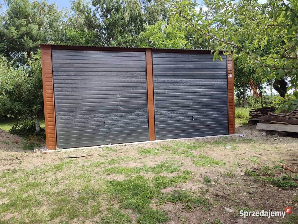 Garaż Blaszany 10x5 Wiata Garażowa Blaszana