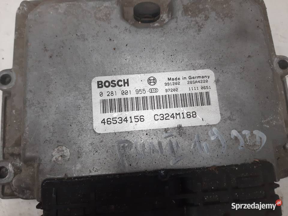 Fiat Punto II 19 JTD 46534156 Sterownik Silnika Ksawerów