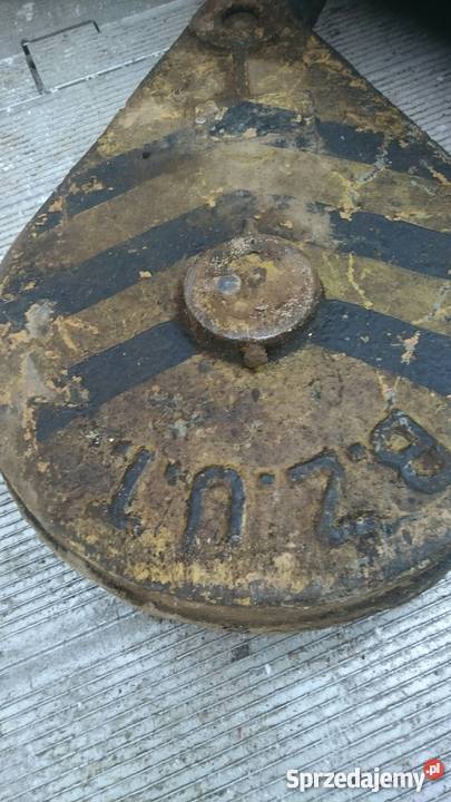 Dźwig 20 ton hak zblocze udt zwyżka oryginał Kępno