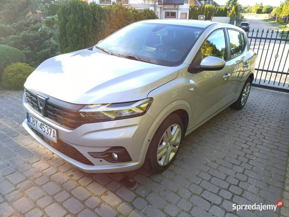 Dacia Sandero zadbana LPG bogata wersja wielofunkcyjna kierownica