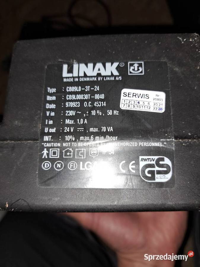 Sterownik Linak type CB09L03T24 z pilotem i Warszawa