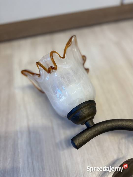 Żyrandol lampa sufitowa retro vintage 2 ramiona Lampy wiszące dolnośląskie Świeradów-Zdrój