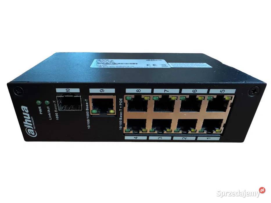 Switch Dahua PFS31108P96 Komputery i Akcesoria Goleszów sprzedam