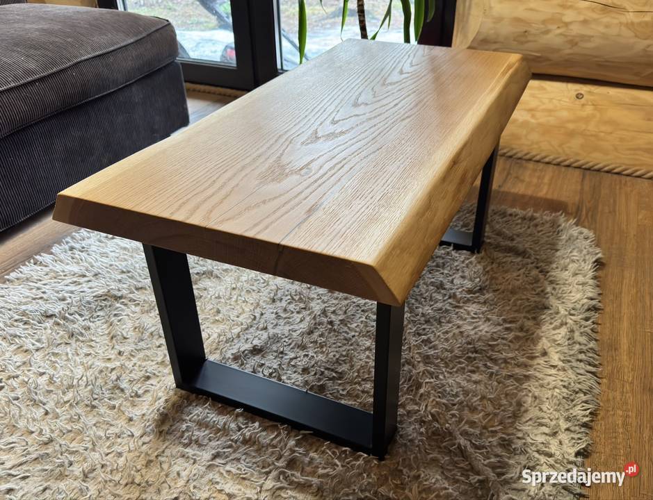 STOLIK KAWOWY DĘBOWY MONOLIT