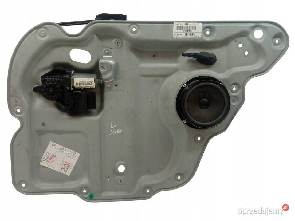 MECHANIZM SZYBY PRAWY TYŁ 1T0971693EK VW Mechanizmy opuszczania szyb