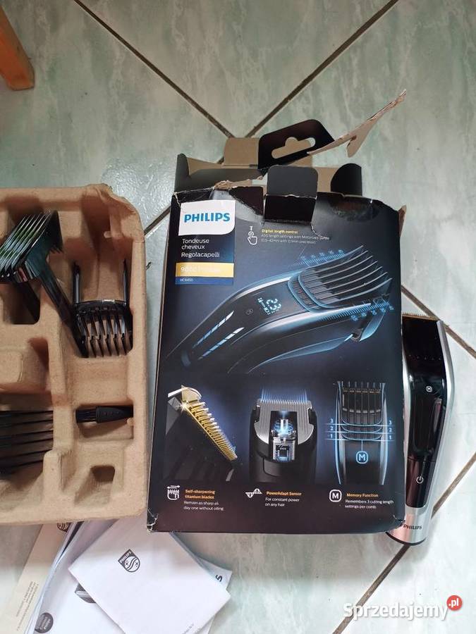 Maszynka golarka do włosów Philips 9000 Akcesoria do włosów Zdrowie i Uroda