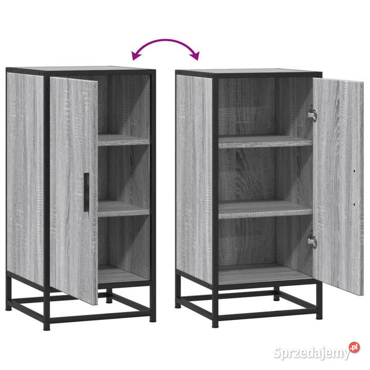 Szafka szary dąb sonoma 355x35x76 materiał mazowieckie