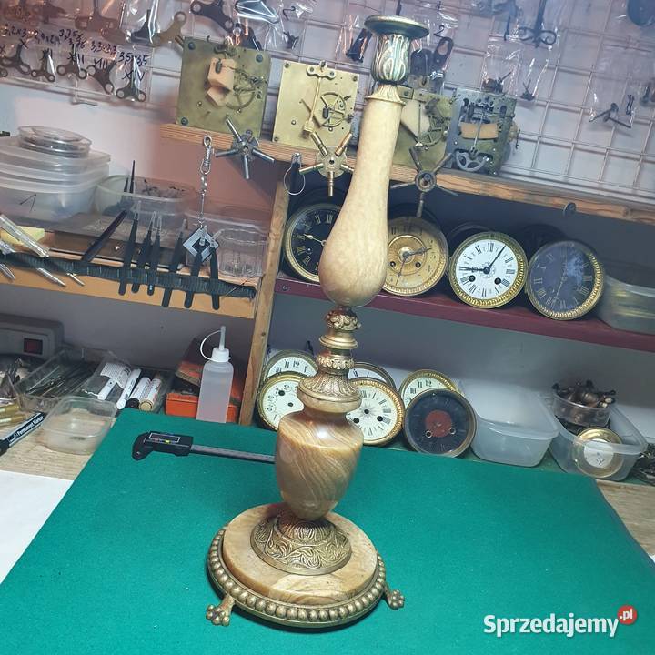 Duża kamienna podstawa do lampy naftowej dolnośląskie