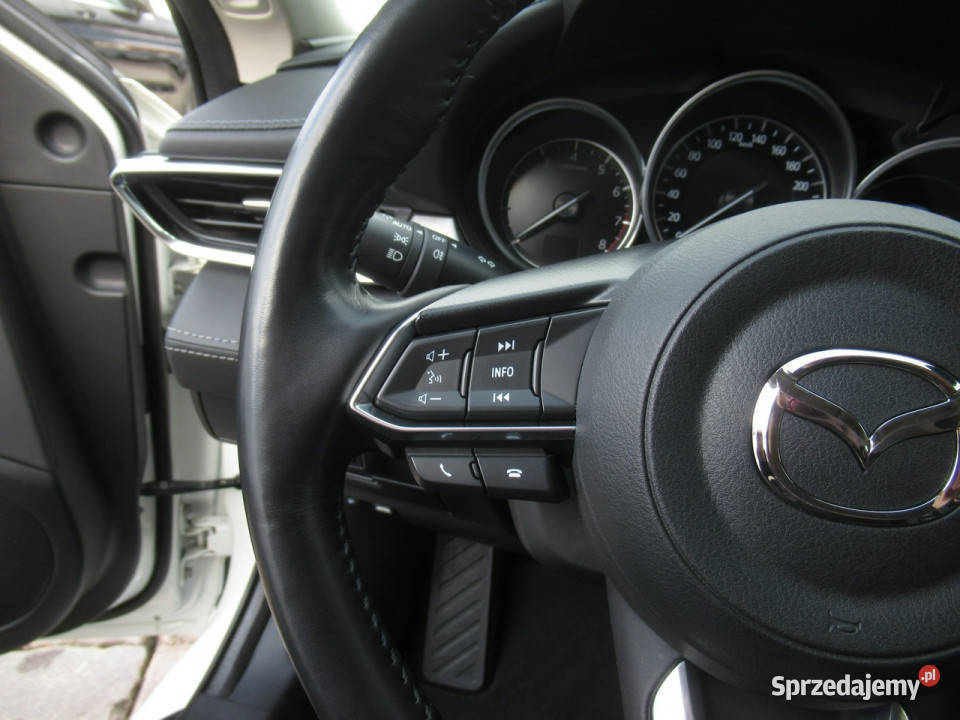 Mazda 6 BEZWYPADKOWY Fabryczna Gwarancja HUD ACC światła przeciwmgielne Warszawa