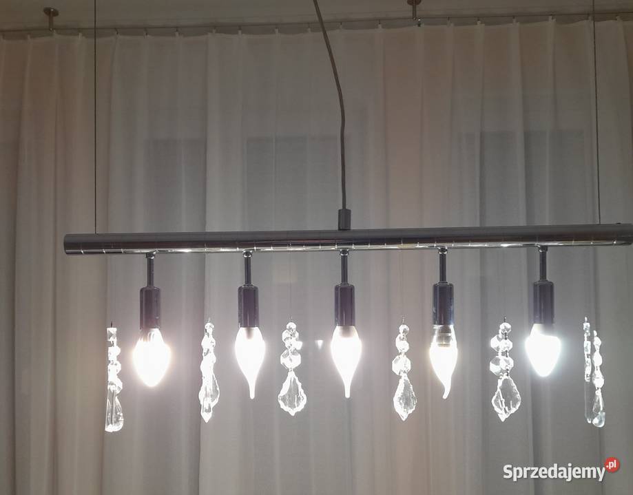 Ładna na lampa wisząca z kryształami Lampy wiszące Kołobrzeg