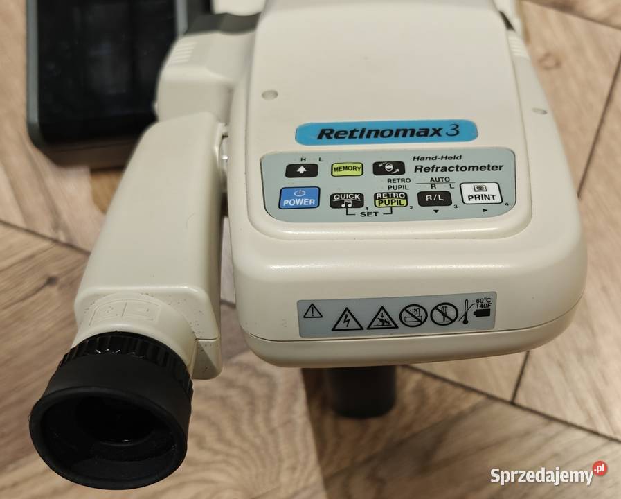 Retinomax 3 przenośny ręczny autorefraktometr Mogilany sprzedam