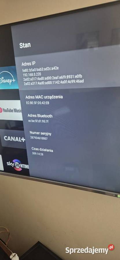 Telewizor Toshiba 4K 58 Telewizory Szczecin sprzedam