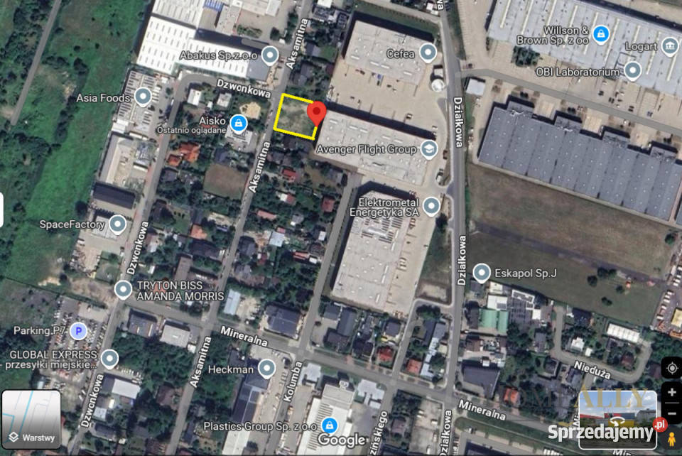 Działka na sprzedaż 1466m2 Warszawa asfalt sprzedam