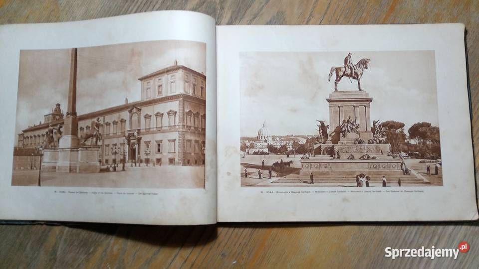 ROMA Cento Tavole piękne widoki z Rzymu stary opolskie