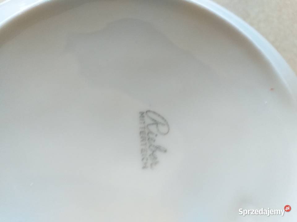 Salaterka Porcelana sygnatura Rieber Warszawa