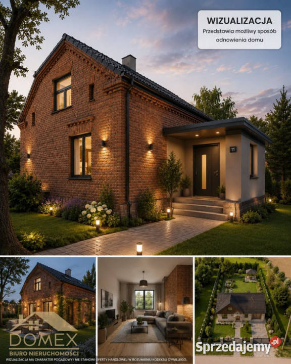 sprzedaży domu wolnostojącego 146m Gaszowice wolnostojący