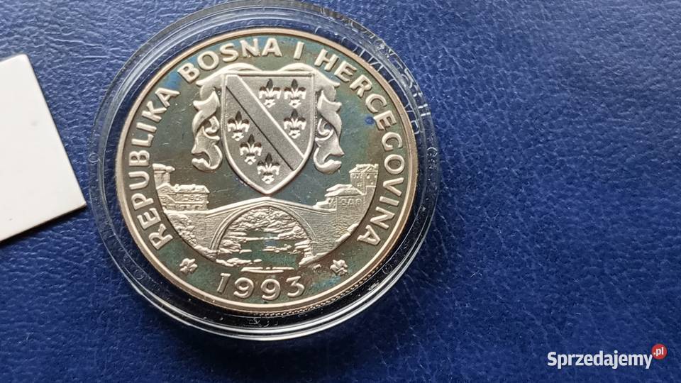 Stare monety 500 dinarów 1993 Brontosaurus Lesko