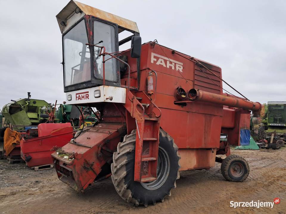 Kombajn Fahr m1200 z kabina w oryginale heder