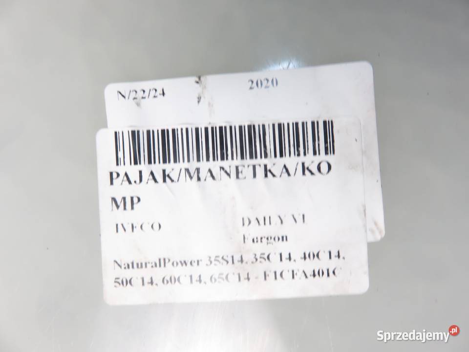 PRZEŁĄCZNIK ZESPOLONY IVECO DAILY VI 1001380A osobowe