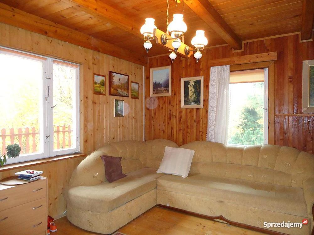 dom letniskowy całoroczny Poręba kMyślenic antresola Myślenice