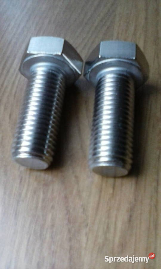 Śruby nierdzewne M16x40 stal kwasoodporna A470 sprzedam
