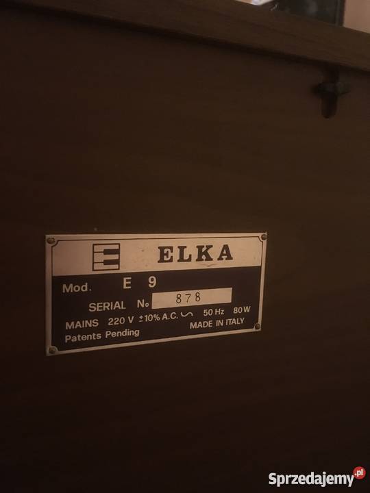 Organy elektroniczne ELKA Włoskie Super stan wielkopolskie Poznań