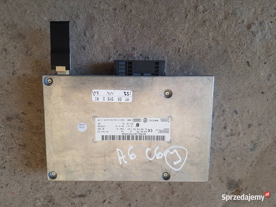 AUDI A6 C6 MODUL BLUETOOTH STEROWNIK 4E0910336C Komputery Turkowice sprzedam