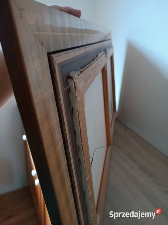 Duży obraz w drewnianej ramie dojrzałe owoce Gorlice