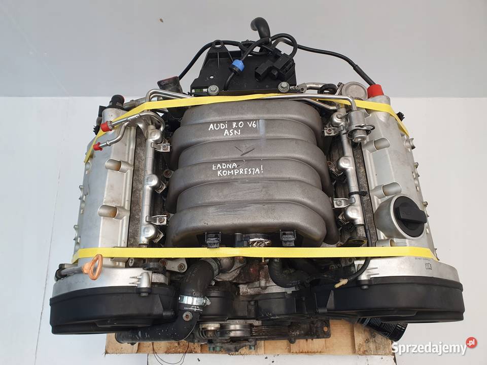 SILNIK ASN Audi A4 B6 A6 C5 A8 D3 30 V6 220 Części samochodowe Chełm
