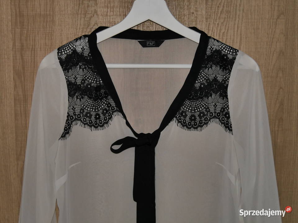 FF śliczna przewiewna elegancka bluzeczka 34 XS długi Wrocław