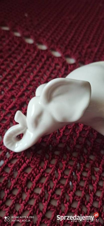 Figurka porcelanowa słoń
Biała porcelana Gdańsk