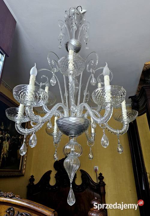 Piękny żyrandol Murano 140 ok1900r wysyłka