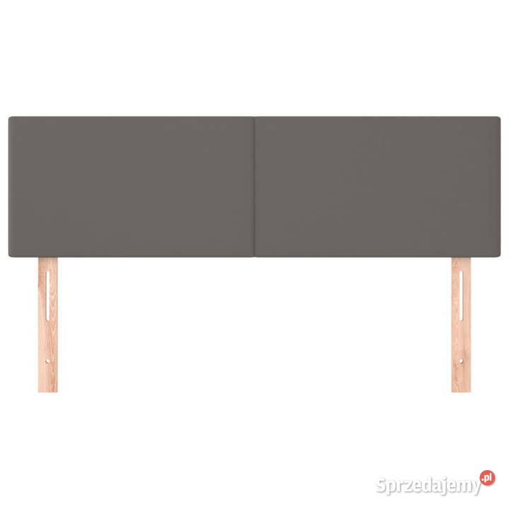 Zagłówki do łóżka 2 szare 72x5x7888 sztuczna mazowieckie Warszawa