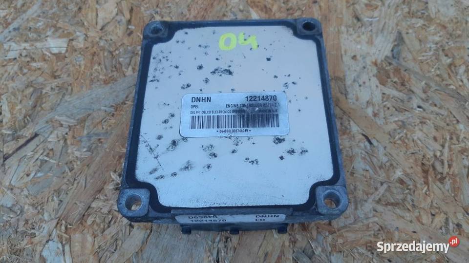 STEROWNIK SILNIKA OPEL ASTRA II G 2 12214870