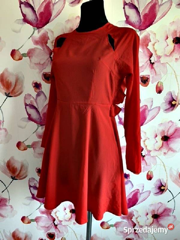nasty gal sukienka elegancka odkryte plecy nowa