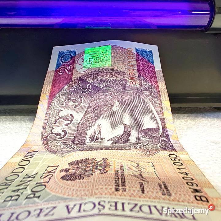 Tester banknotów UV Wallner DL105 sprawny z Koziegłowy
