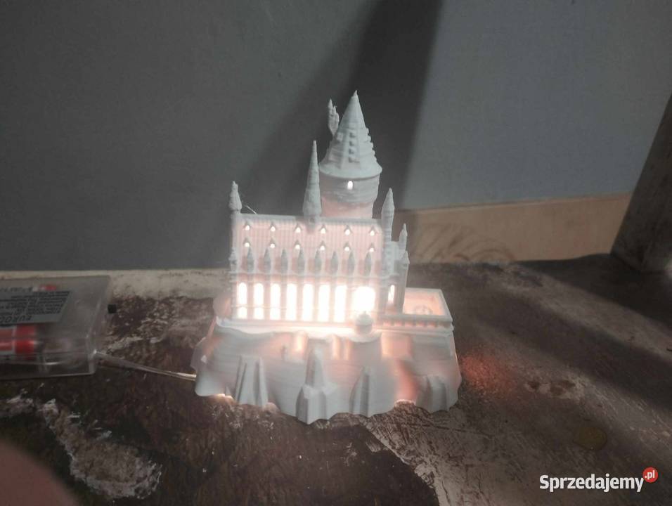 zamek hogwart z harrego pottera jako lampka led Nowy Targ
