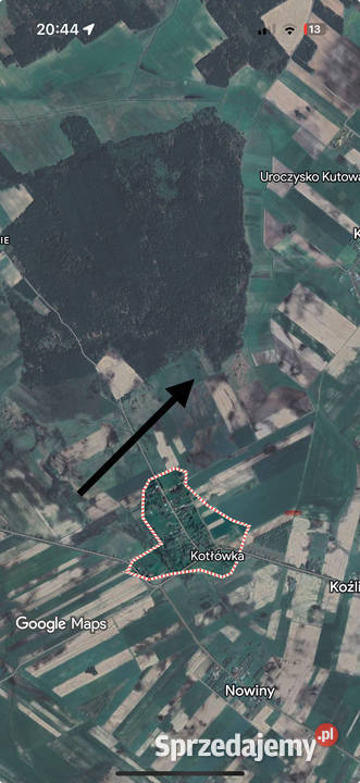 141 ha działek rolnych pod lasem Kotłówka 1410m2 Sprzedaż podlaskie
