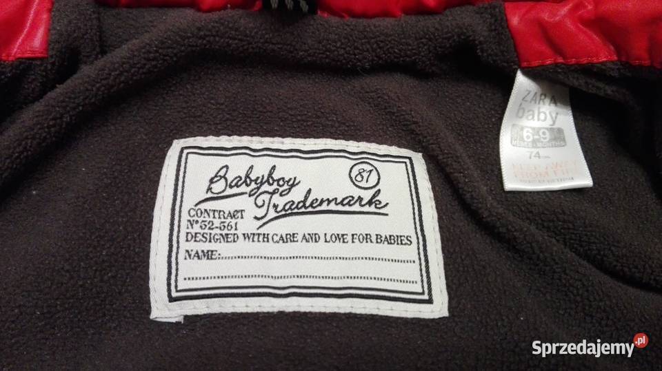 kurtka jesienna zimowa ZARA rozmiar 74 Warszawa