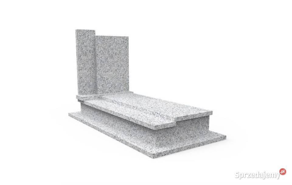 Nagrobek Granitowy Pojedynczy Premium Pomnik z Pozostałe Mieleszynek