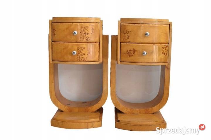 Stoliki Nocne Styl Art Deco Komody Komplet Kraków