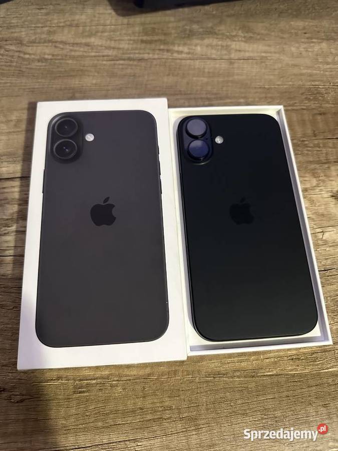 Iphone 16 plus black 128gb Orzysz sprzedam