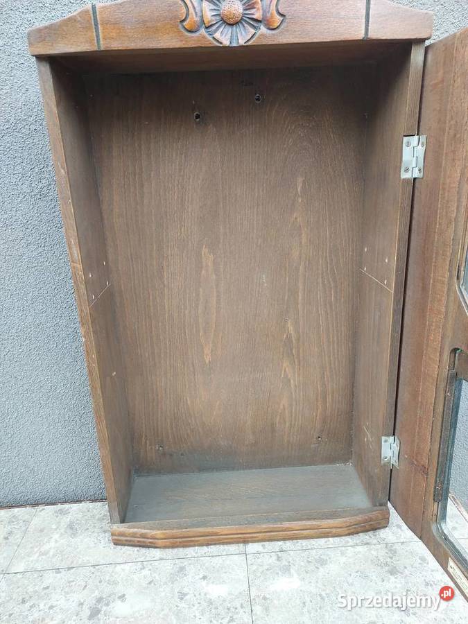 Stara szafka witrynka z obudowy francuskiego Meble Tczew