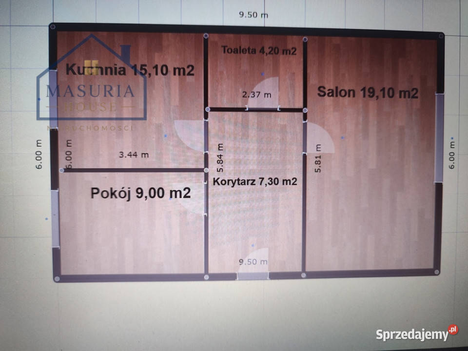 Mieszkanie na parterze z balkonem Kamieniec