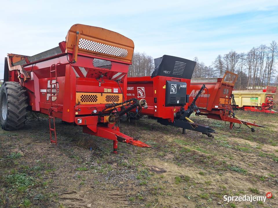 Rozrzutnik obornika wannowy wałki pionowe Stan Łomża