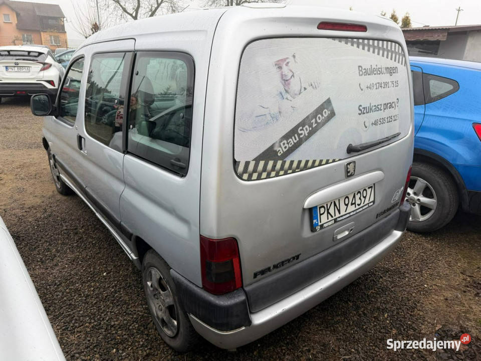 Peugeot Partner klima zarejestrowany I 19962007 Zbąszyń