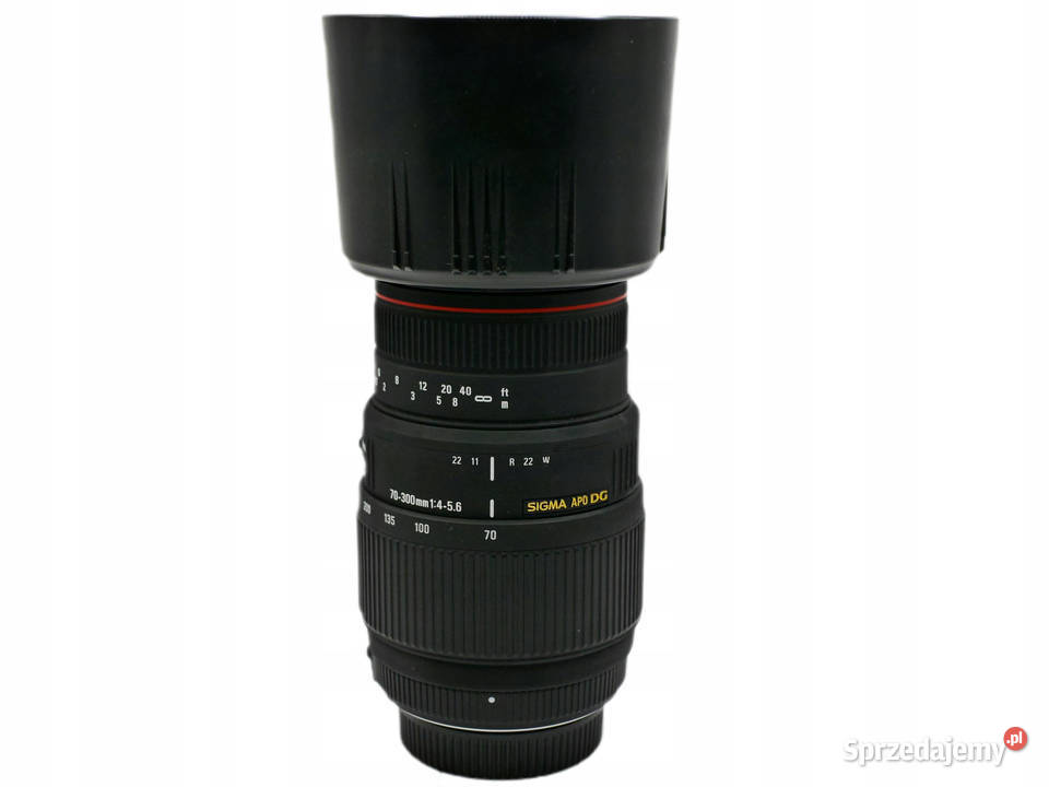 Obiektyw Sigma 70300mm F456 APO DG Macro Rumia