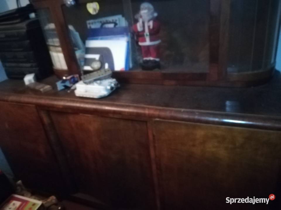 Nadstawka bufetu z PRL stan kompletny oszklony kujawsko-pomorskie Grudziądz