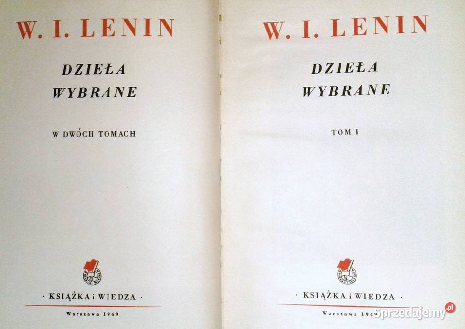 Dzieła Wybrane Tom 1 W I Lenin