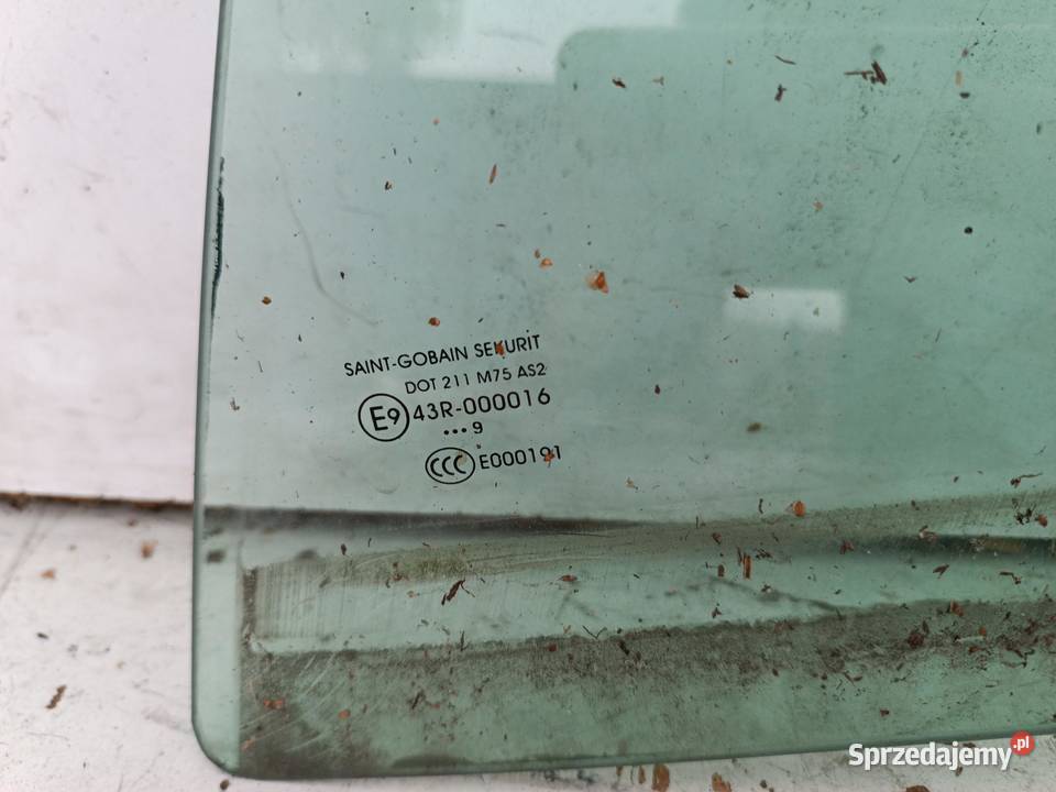 SZYBA DRZWI LEWY PRZÓD CITROEN BERLINGO III 08 osobowe